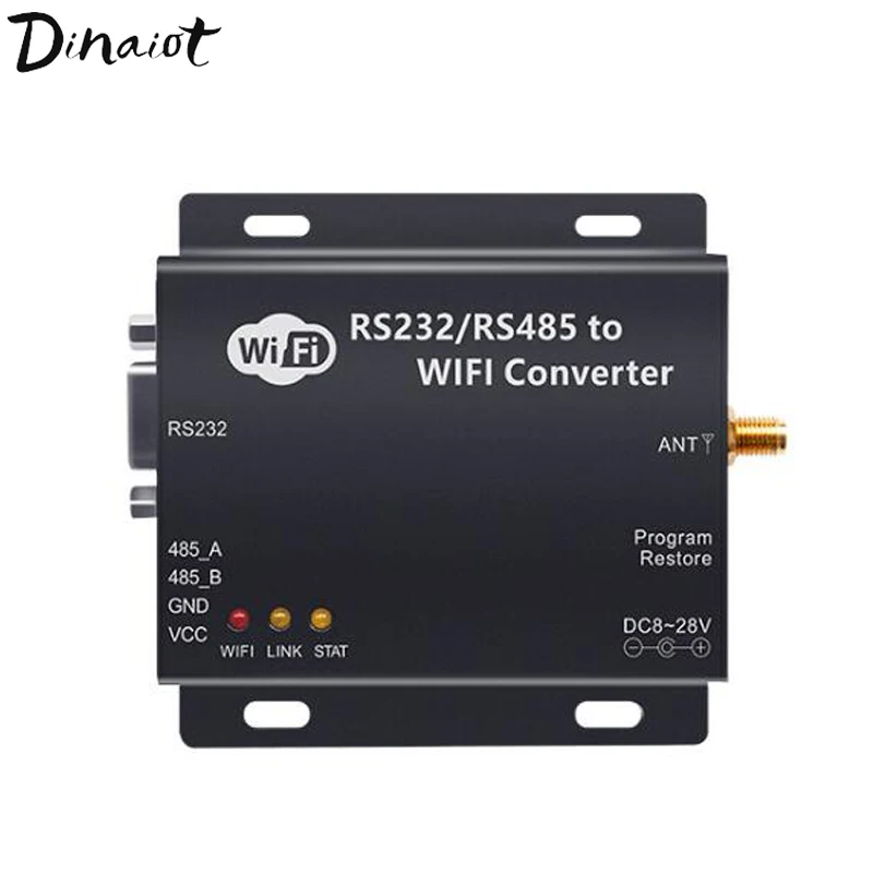 2 4 ГГц WiFi DTU RS232/RS485 к WIFI конвертеру Беспроводной RF модуль промышленный