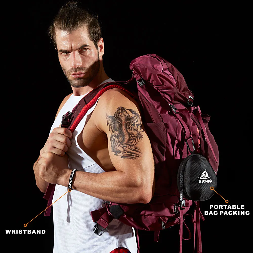 FDBRO Fitness Workout Running  Resistance Cardio Elevation Sport Mask 2.0 Endurance Mask For Fitness Training Sports Mask 3.0