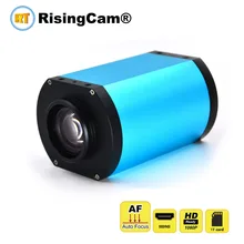 Автофокус 1080p 60fps SONY imx307 CMOS сенсор микроскоп камера 1X-14X зум объектив HDMI автофокус видео микроскоп