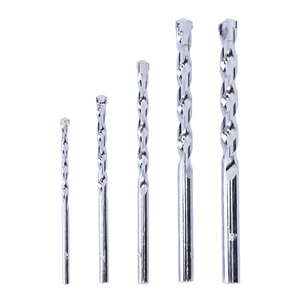 5 Pcs Electric Drill Bits Set for Masonry Concrete with Tungsten
