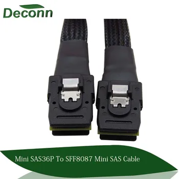 

SFF8087 Mini SAS 36 Pin to Mini SAS 36 blue Data Cable 70CM