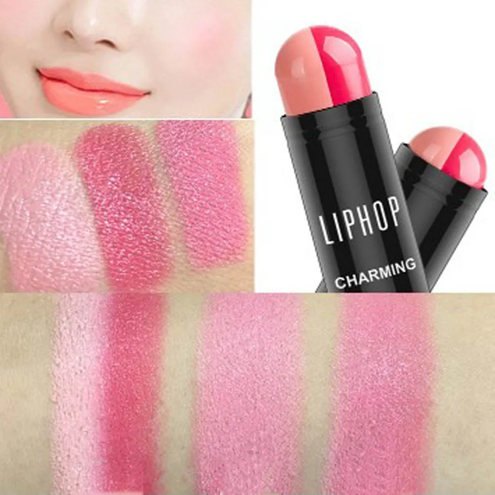 Blusher Face Makeup Shimmer Highlighting Decorating Blush Cream Stick