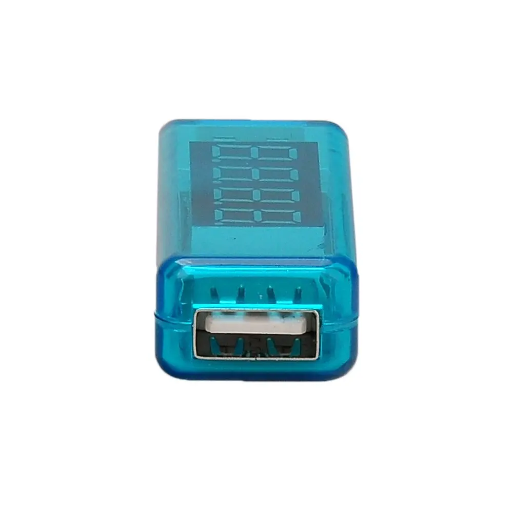 THGS KW-202 цифровой дисплей USB портативный тестер напряжения вольтметр тестер батареи для power Bank Мобильный телефон синий