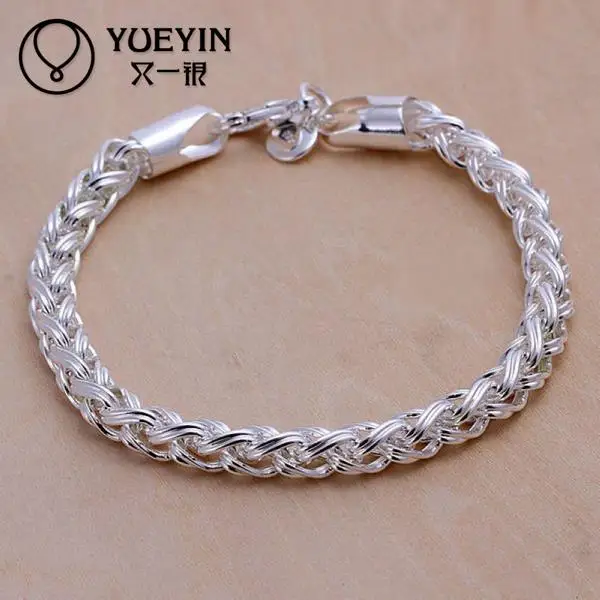

H070 Fashion Style Silver Plated Snake Chain Bracelet Fit Silver Bracelet & Bangle Chain Charm Beads 16CM-21CM