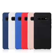 For Samsung Galaxy S10 Case Liquid Silicone Rubber Soft Cover For Samsung S10 Plus S10 E S 10 Phone Cases Shockproof Coque lemonic plus ghost warriors rising e liquid
