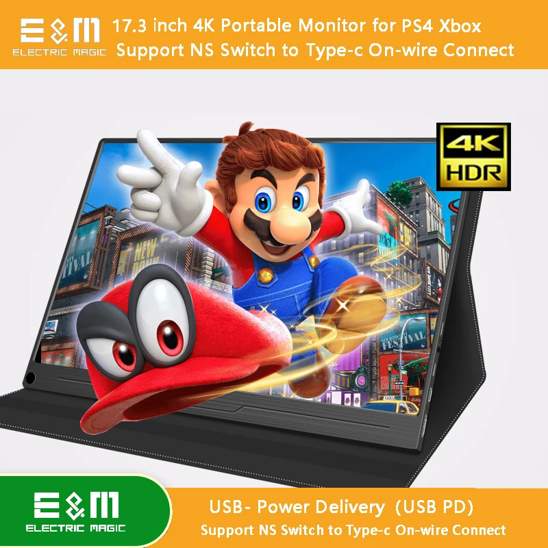 17 3 дюйма IPS 4K 3840*2160 HDR портативный Экран для игр с монитором Raspberry Pi 4 дисплей NS