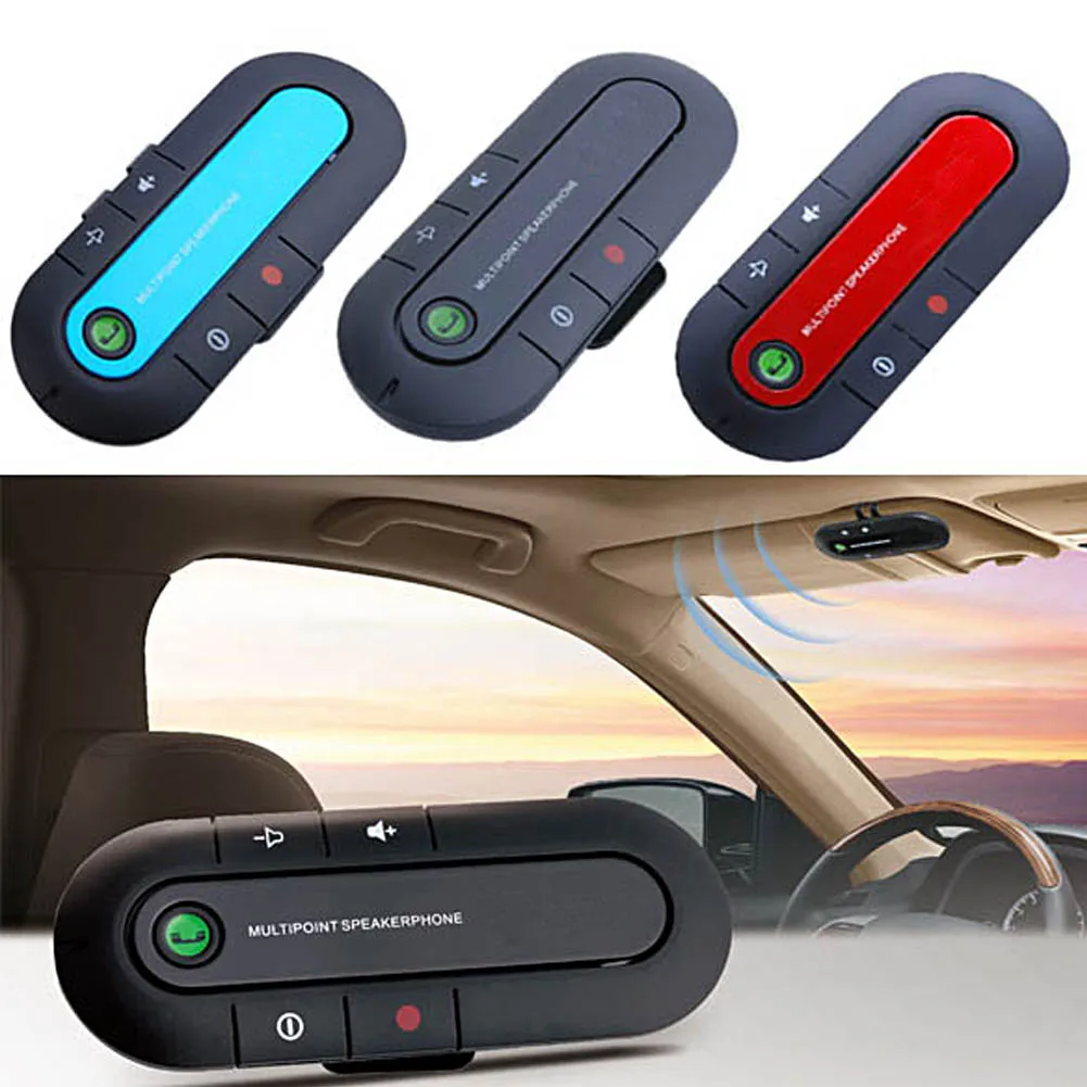 Rechargeable Car Bluetooth Wireless Speaker Phone Slim