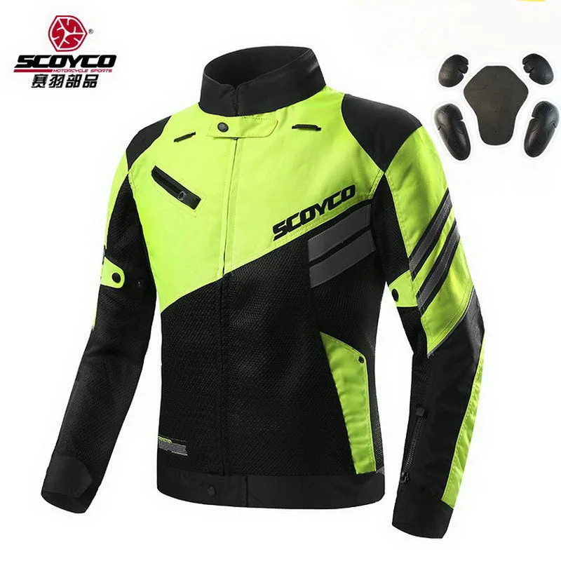 2018 Summer New SCOYCO Men's Coat Jacket Mesh Motorcycle