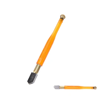 

1PCS Durable Diamond Antislip Metal Handle Steel Blade Oil Filled Glass Bottles Cutter Cutting Tool Best Promotion Tipped