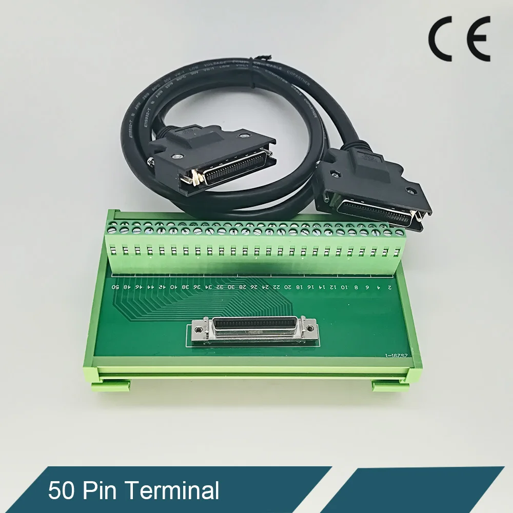Advantech Adapter SCSI 50 Pins Terminal board connections Block card with cable 50cm 100cm Advantech Adapter SCSI 50 Pins Terminal board connections Block card with cable 50cm 100cm