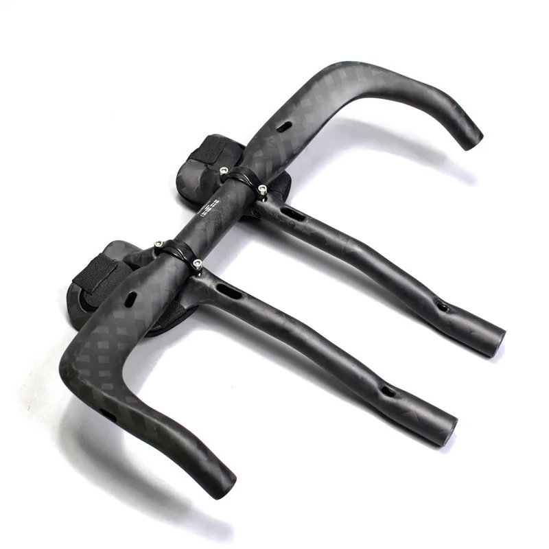 NO LOGO Carbon Rest Handlebar Bullhorn 3K12K Carbon Fibre TT Handlebar Aero Bar Road Bicycle Triathlon Handle (5)
