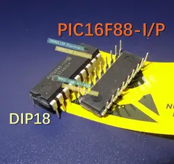 Бесплатная доставка 100 шт. PIC16F88-I/P PIC16F88 16F88 DIP18 100% Новый оригинальный