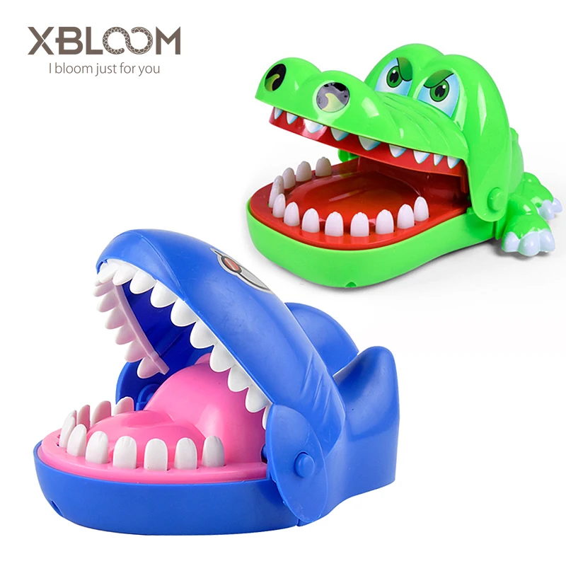 

Shark crocodile dental clinic gift bite crocodile shark tooth toy roulette game birthday spoof whole person punishment gift vase