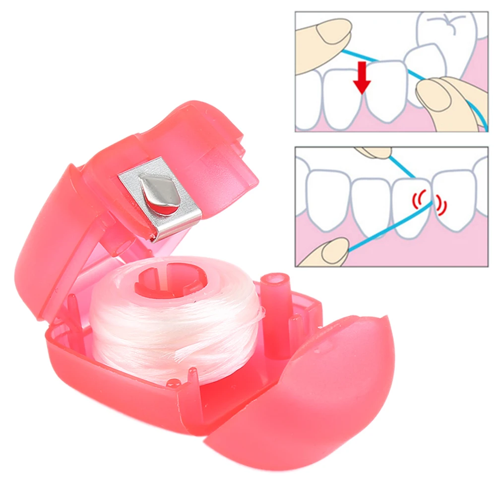 

Hot Sale 15m Portable Dental Floss Oral Care Tooth Cleaner with Box Practical Health Hygiene Supplies Oral Care Toothpicks Stick