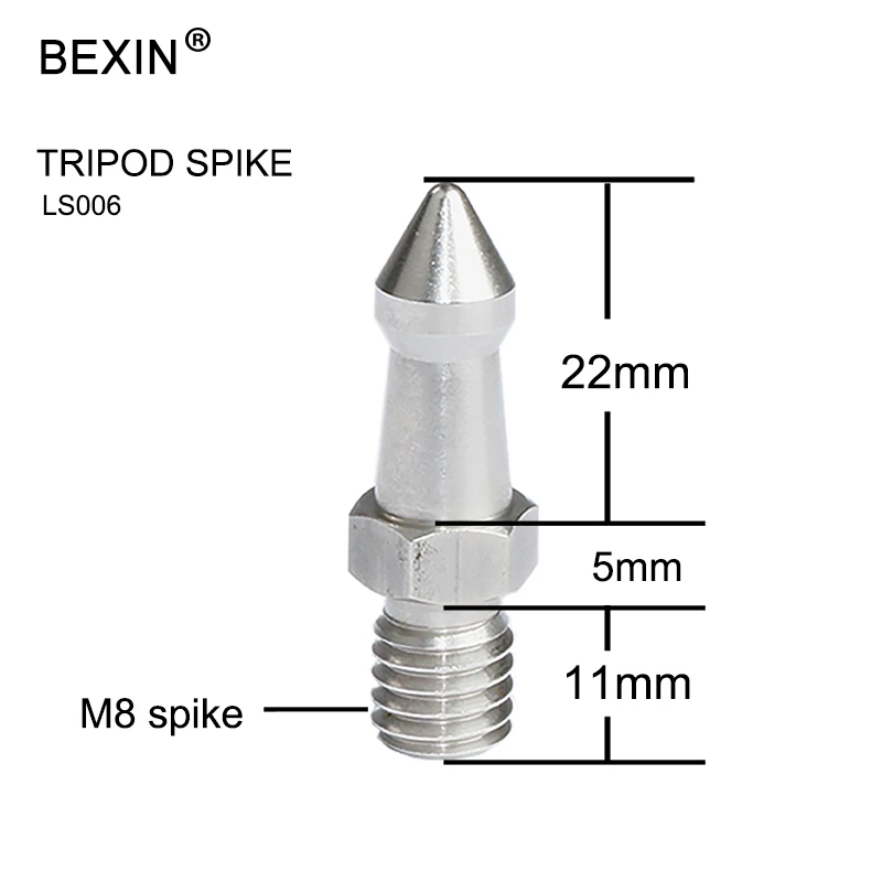 BEXIN Штатив для ног с шипами, сменный монопод, винтовая подставка для ног, аксессуары для фотографии, штатив для Bogen Manfrotto Gitzo Benro RRS