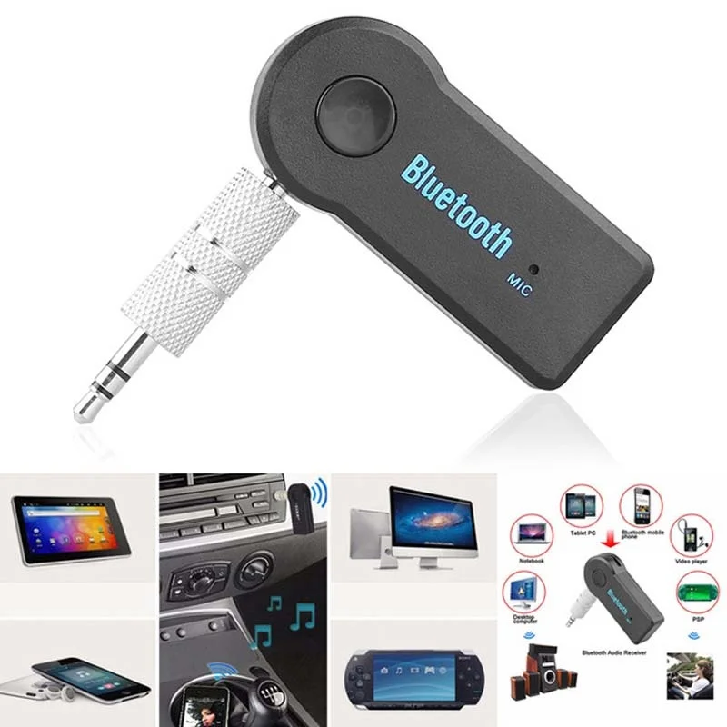 50 шт./лот Универсальный 3 5 мм автомобильный Bluetooth аудио музыкальный приемник