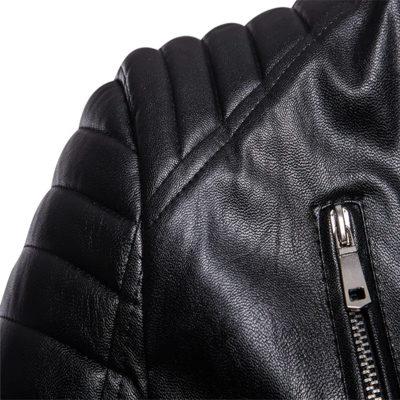 XIU LUO мужские осенние зимние винтажные мотоциклетные куртки верхняя одежда мульти молния искусственная кожа куртка Верхняя одежда Пальто