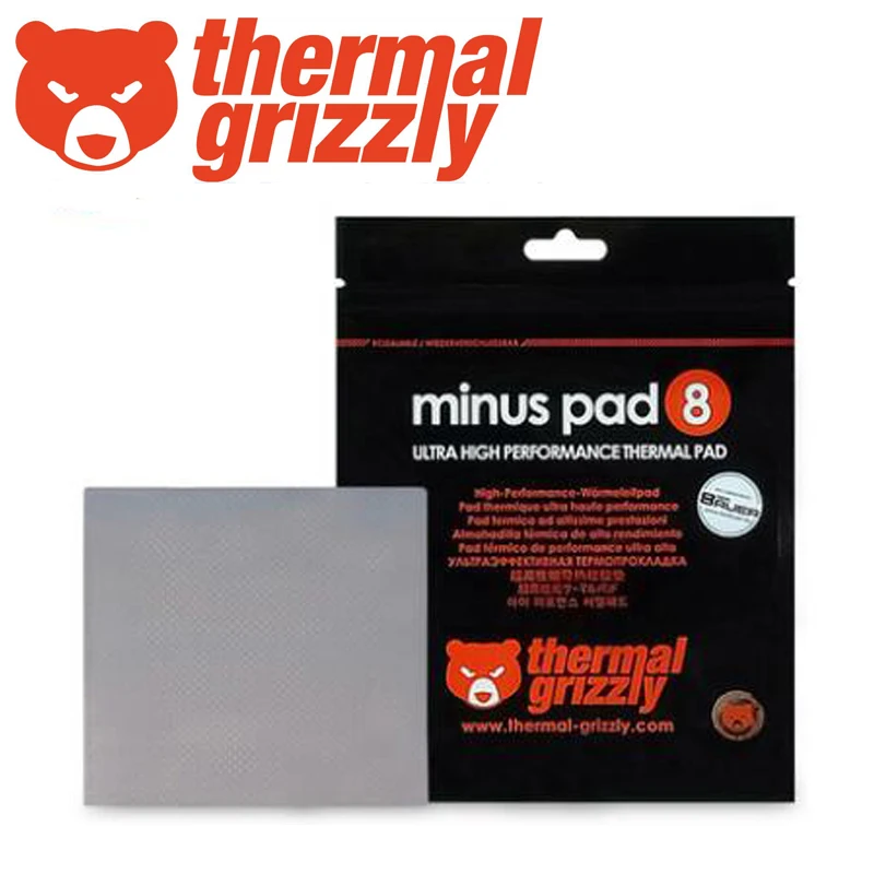 

Thermal Grizzly minus pad 8 high quality Thermal Pad GPU CPU Graphics card Heatsink Cooling Conductive Silicone Pad 8.0W/mk