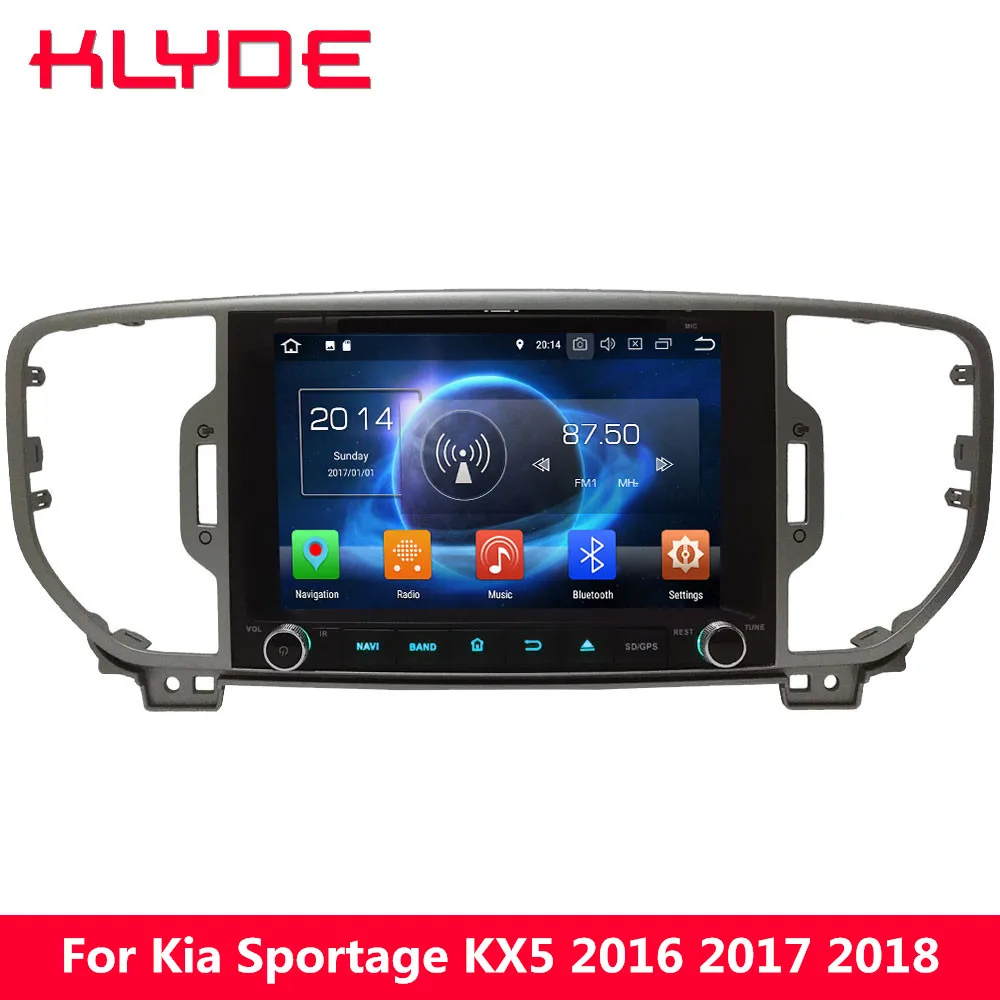 

KLYDE 8" 4G WIFI Octa Core PX5 Android 8.0 7.1 4GB RAM 32GB ROM Car DVD Player Stereo GPS Navigation For Kia Sportage 2016 2017