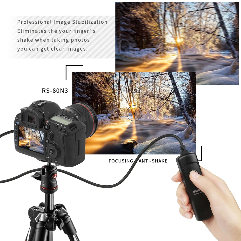 Съемка фотографий фото и видеокамера с дистанционным управлением для Canon EOS 5D Mark II