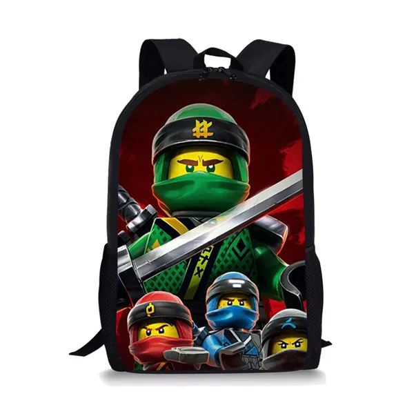 Thikin игра Ninjago школьные сумки 3 шт./компл. для мальчиков подростков школьный рюкзак школьные принадлежности книжная Сумка Прекрасный ранец - Цвет: CDZHL585C