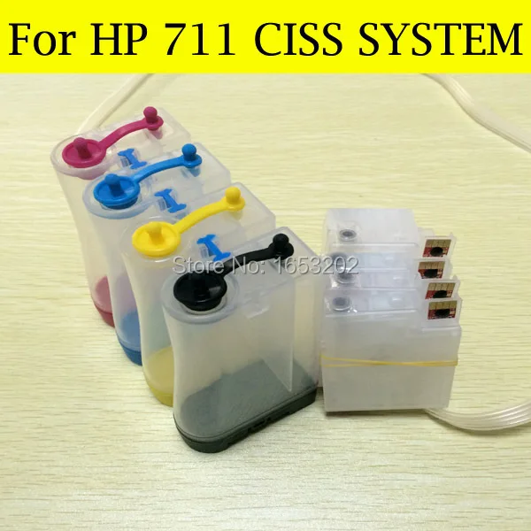 1 Set Best Continuous Ink Supply System For HP 711 Use For HP Designjet T120 T520 120XL 520 Printers With 711XL 711 CISS 1 Set Best Continuous Ink Supply System For HP 711 Use For HP Designjet T120 T520 120XL 520 Printers With 711XL 711 CISS