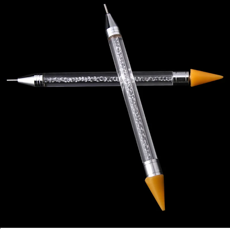 NOQ Dotting Pen с двумя головками, мраморные стразы, драгоценные камни бисер, инструменты для дизайна ногтей, палочки, карандаш, Аксессуары для красоты