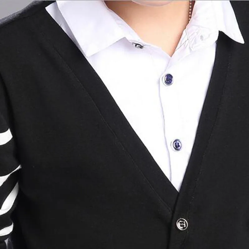 Cena Chłopcy ubrania dzieci dzianiny T Shirt nastoletnie ubrania wiosenne chłopięca koszula z długim rękawem chłopcy kurtka 4 13T dzieci jesień ciepłe kurtki