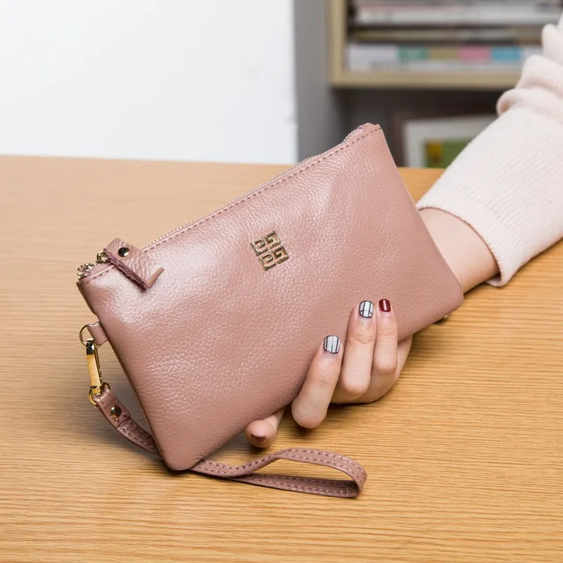 women genuine leather wallet 0-2