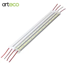 4 шт.* 50 см светодиодный бар свет Кухня освещения шкафа 72 светодиодный s 5730 двухрядные светодиодный бар свет DC12V 5730 Кухня кабинет свет