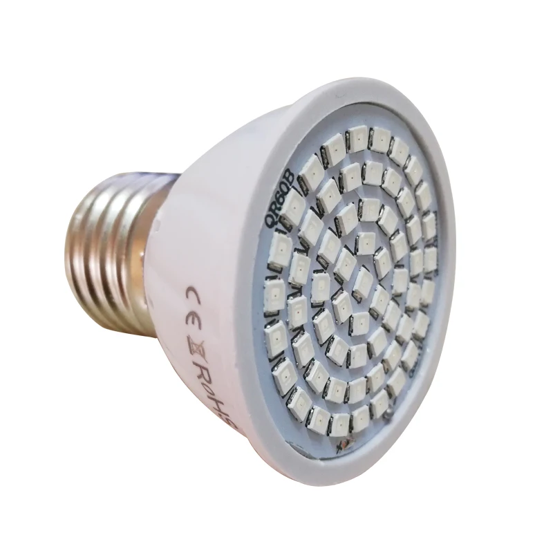 Yabstrip светодиодный светильник для выращивания растений SMD2835 60 Светодиодный s E27 лампа с держателем лампы для внутреннего сева Veg fitolamp Фито лампа