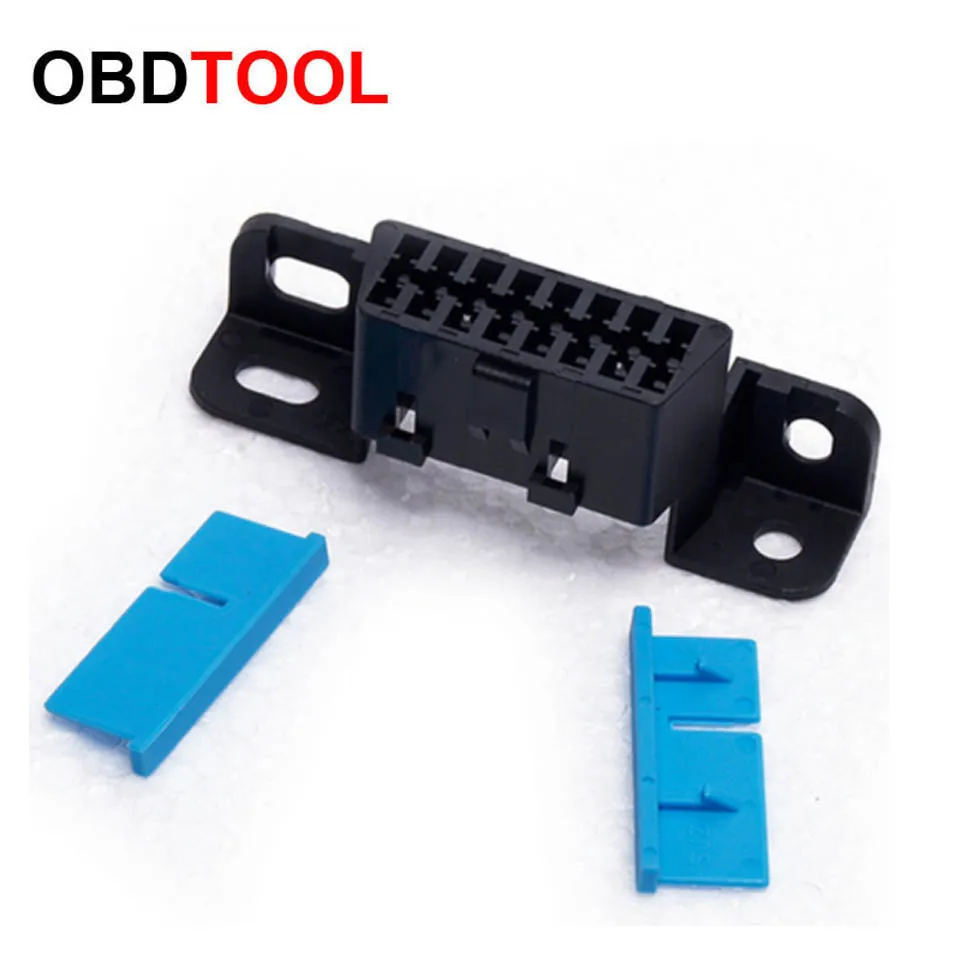 10 шт. 16pin Obd2 разъем OBD 16Pin гнездовой угловой разъем OBD 2 гнездо для провода "Мама" разъем Obd Ii адаптер диагностические инструменты