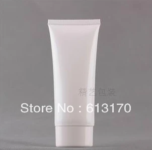 

50pcs 100ml cosmetic soft tube mildy wash hose tube emulsion handcream tube white free shipping