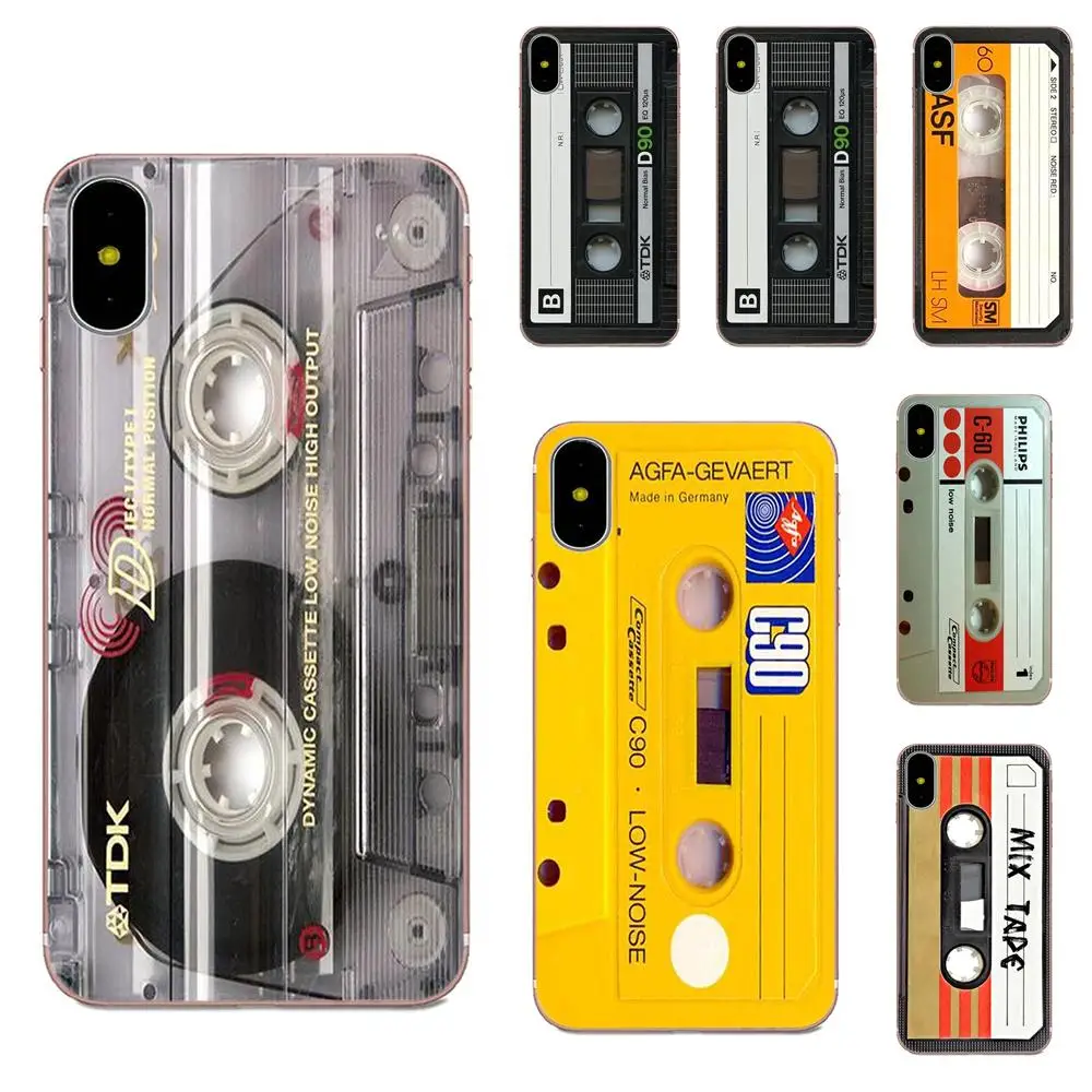 

Classical Old Cassette Soft Phone Cases Cover For Huawei Nova 2 V20 Y3II Y5 Y5II Y6 Y6II Y7 Y9 G8 G9 GR3 GR5 GX8 Prime 2018 2019