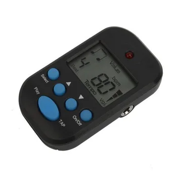 

EDT- M50 Black Digital LCD Beat Tempo Metronome Clip + Battery