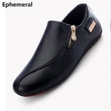 Мужские лоферы на плоской подошве с острым носком, высокое качество, большие размеры 46-39, черный, белый, оранжевый цвет, без шнуровки, из pu искусственной кожи, Новое поступление, Ephemeral