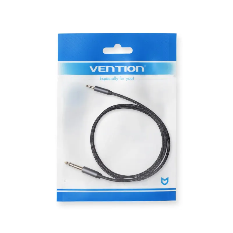 Vention Aux Cable 3.5mm to 6.5mm Audio cable Jack 3.5 to 6.35 Male to Male Aux Cord for Guitar Mixer Amplifier CD Player Speaker Vention Aux Cable 3.5mm to 6.5mm Audio cable Jack 3.5 to 6.35 Male to Male Aux Cord for Guitar Mixer Amplifier CD Player Speaker