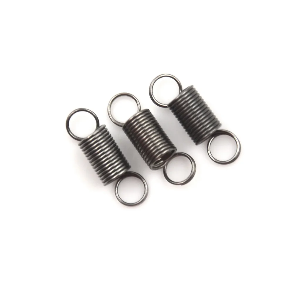 

10pcs/lot Stainless Steel Small Tension Spring With Hook For Tensile DIY Toys Spring Length 6 MM Stretch To 30MM