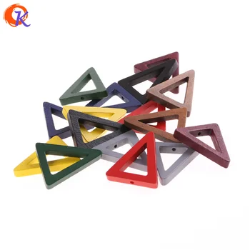

Cordial Design 200Pcs 27*32MM Jewelry Accessories/Wood Beads/Environmental Paint/Triangle Shape/DIY/Hand Made/Earring Findings