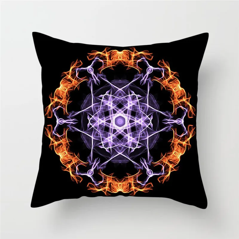 

Fuwatacchi Star Geometric Cushion Cover Science Universer Printed Pillow Cover Sofa Paisley Striped Home Decorative Pillow Case