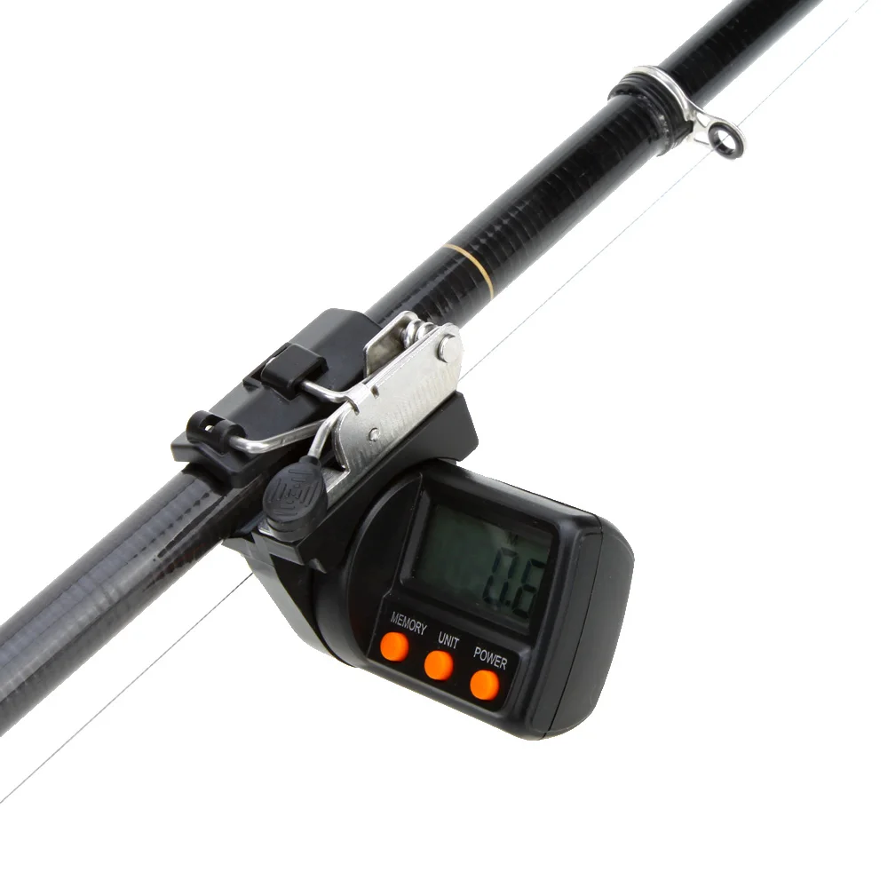 Fishing Electronic Night Fishing Depth Finder Counter Feeder Tackle Tool 999.9M Digital Display Line Counter