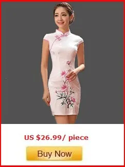 pink chinese dresses