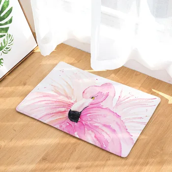 

CAMMITEVER Magical Pink Flamingo Animals Rugs Living Room Carpet Rug Printed Modern Mat Contemporary Design