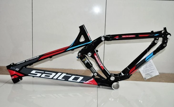 Flash Deal SALTO AMS CROSS 1.0 Mountain Shock Absorber Bicycle Frame Aluminum Alloy Soft Tail MTB Suspension Frame Gloss Finish 7 Flash Deal SALTO AMS CROSS 1.0 Mountain Shock Absorber Bicycle Frame Aluminum Alloy Soft Tail MTB Suspension Frame Gloss Finish 7