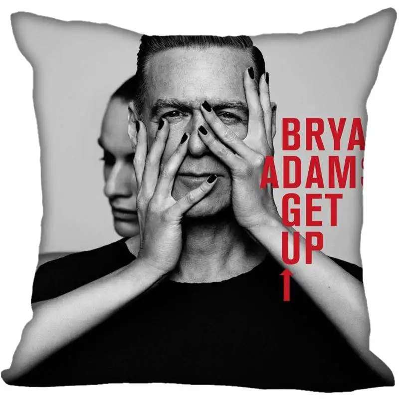 Новинка оригинальный квадратный чехол Bryan Adams на молнии индивидуальный Чехол