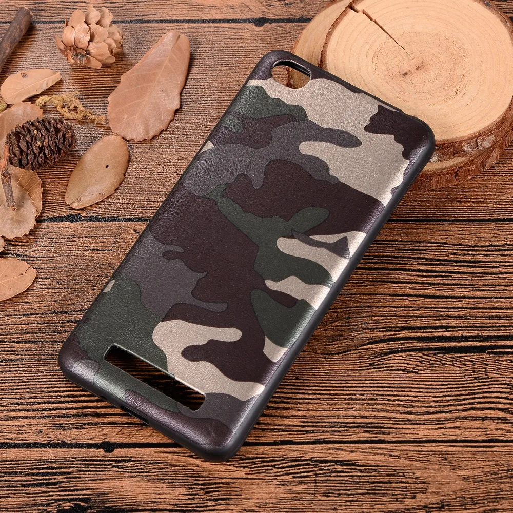 

Army Camo Camouflage Phone Case for Xiaomi Redmi 4A 4X TPU Soft Funda Capa for Xiaomi Redmi Note4 Note4X Back Cover Case