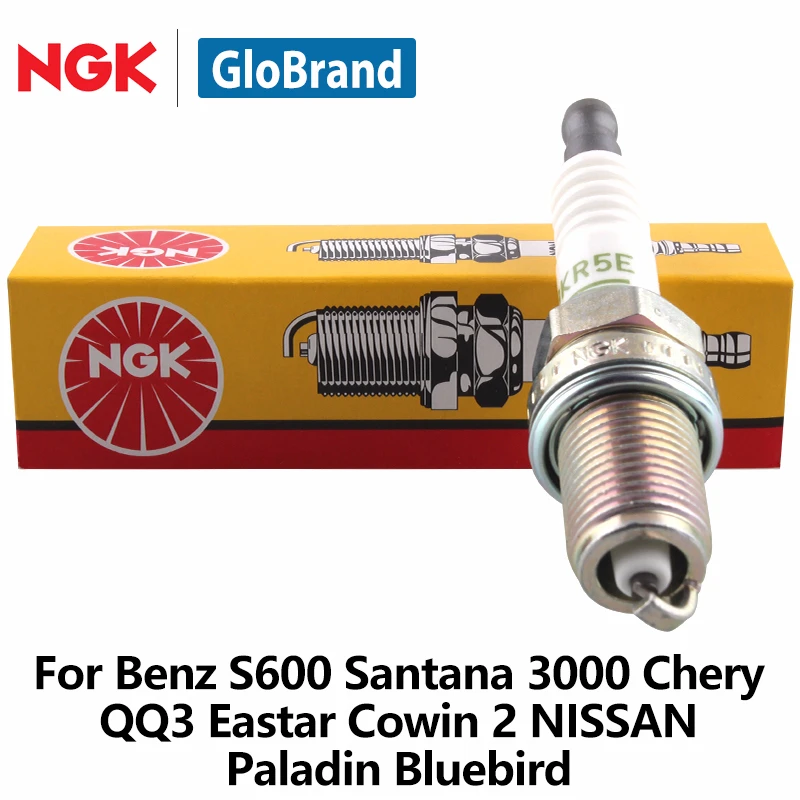 

1/piece NGK Car Spark Plugs For Benz S600 Santana 3000 Chery QQ3 Eastar Cowin 2 NISSAN Paladin Bluebird Nickel Alloy BKR5E 7938