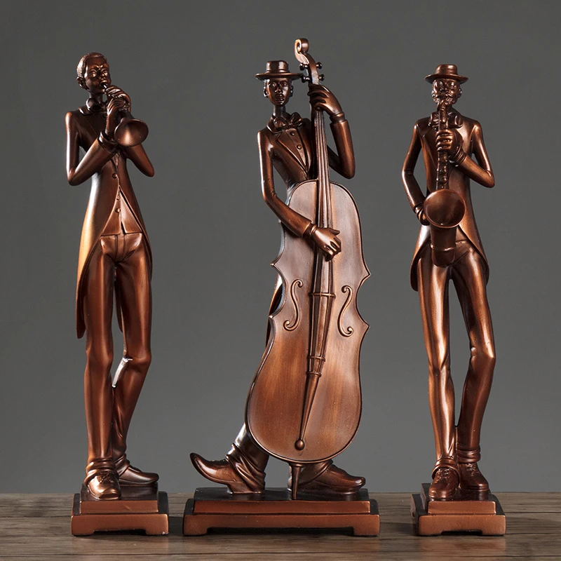 الموسيقار مكتبات الفرقة زخرفة غرفة المعيشة ديكور المنزل الحرف الإبداعية نوم السرير الجدول ديكورات هدايا