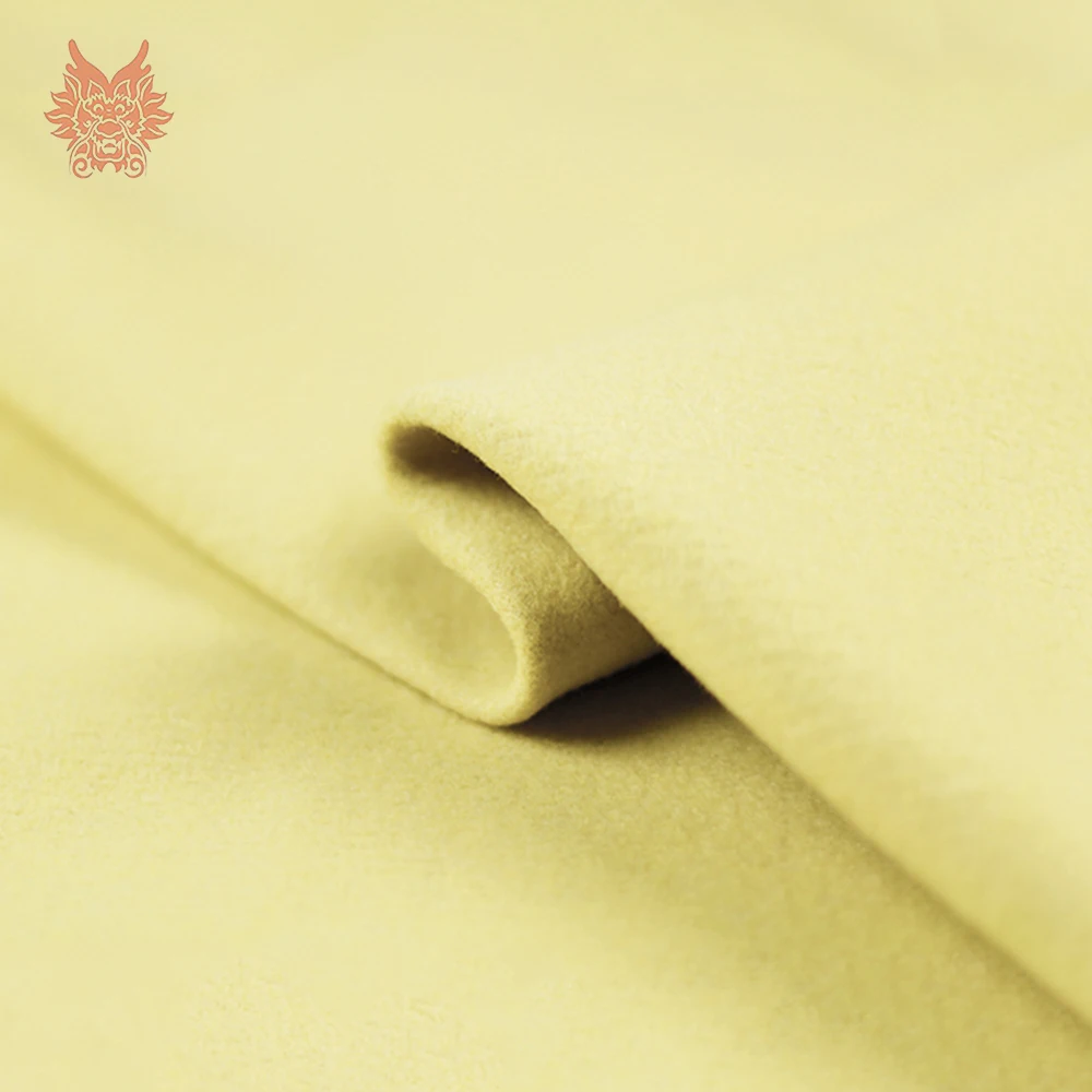 Американский стиль lucury желтый dounble лицевая шерстяная ткань для зимнего пальто 70% шерсть tissu ткань tecidos telas SP4710