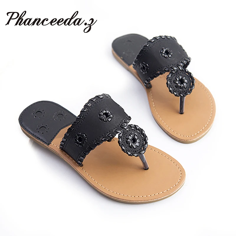 

New 2019 Summer Style Shoes Women Sandals Fashion Bling Flats Solid Flip Flops Sexy Slippers Top Quality Size 6-11